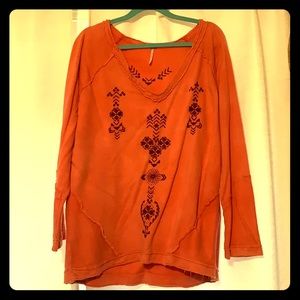 Free people oversized sweatshirt